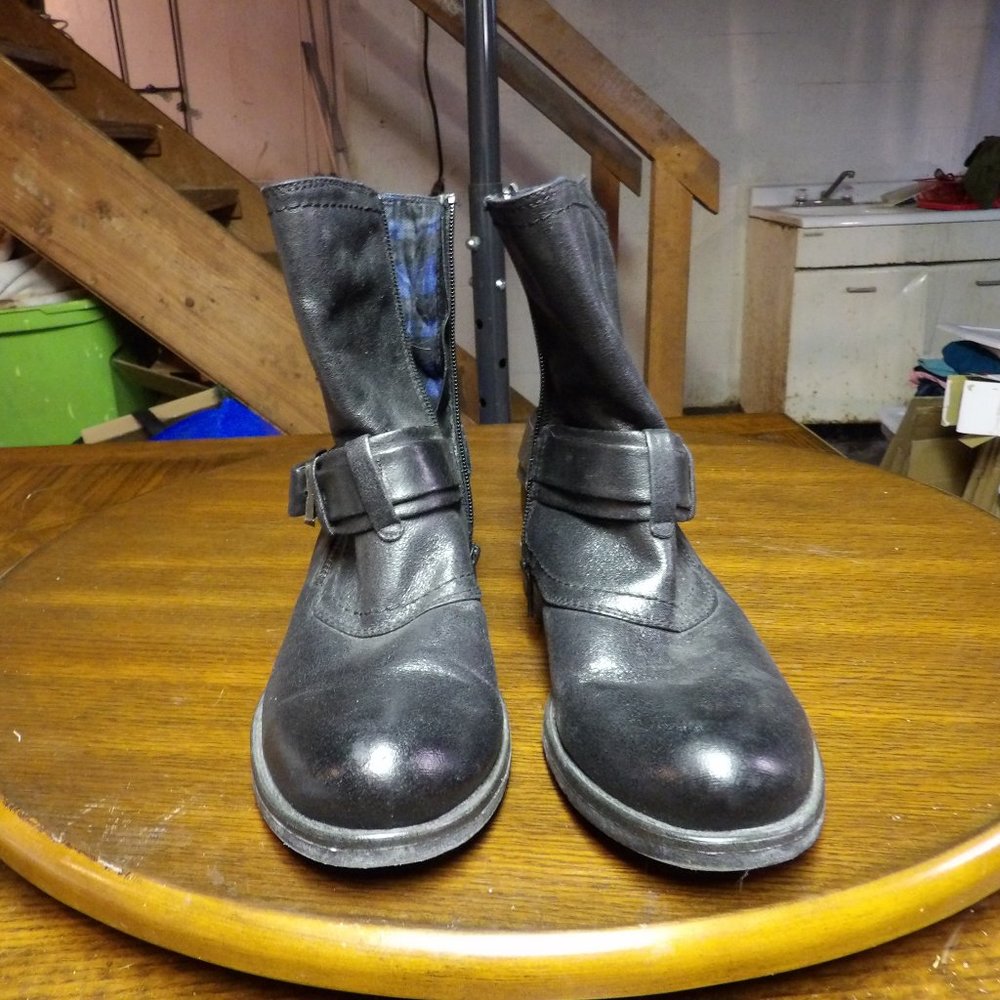 Women's Bear traps Crosby Moto Leather boots